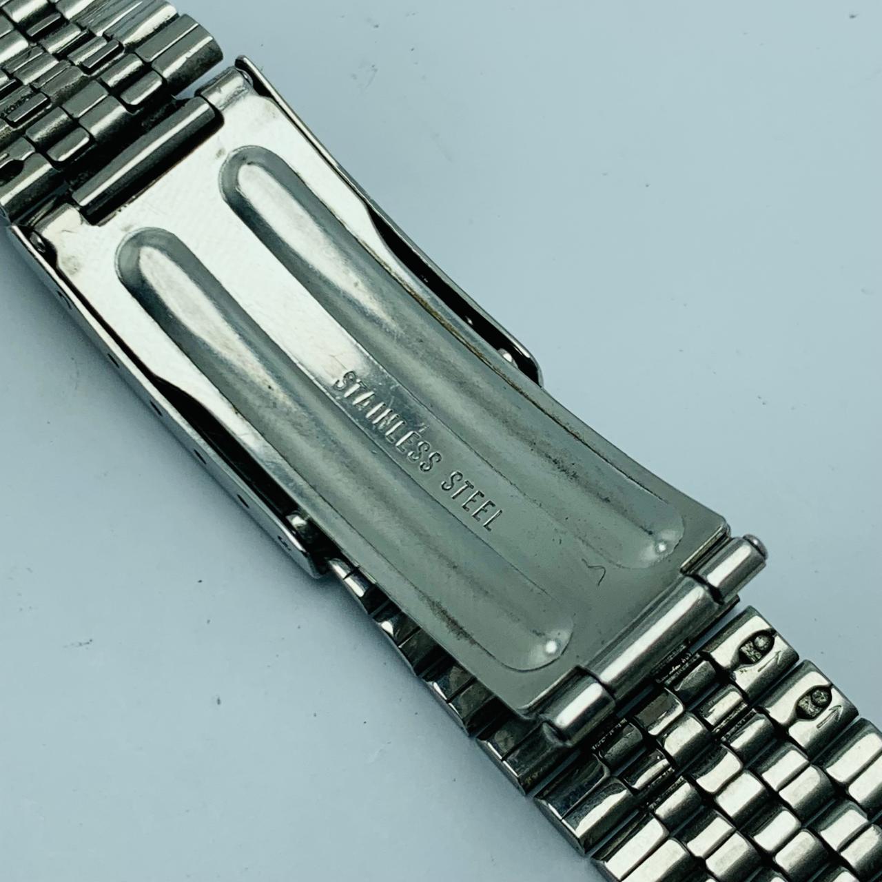 18 mm Seiko 7123-8460-p Curved End Link 0144 Vintage Bracelet BRG768ZHB2 - Image 5