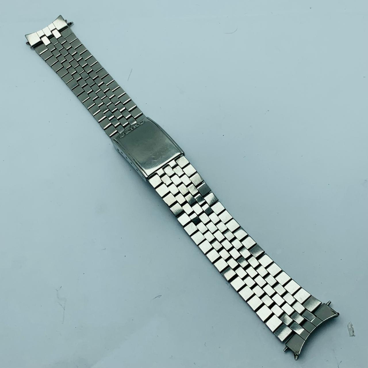 18 mm Seiko 7123-8460-p Curved End Link 0144 Vintage Bracelet BRG768ZHB2 - Image 6