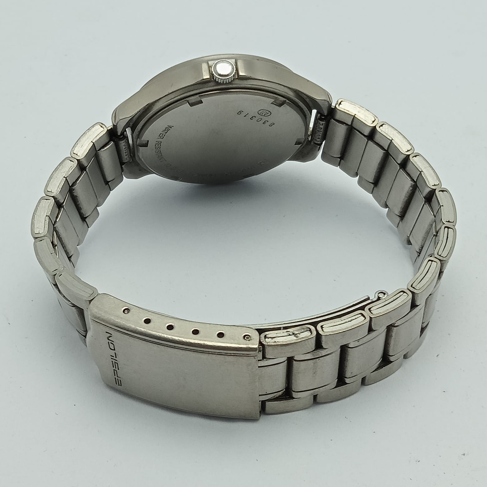 Epsilon Alba V743-7001 Quartz Military Dial Vintage Titanium Watch - Image 7