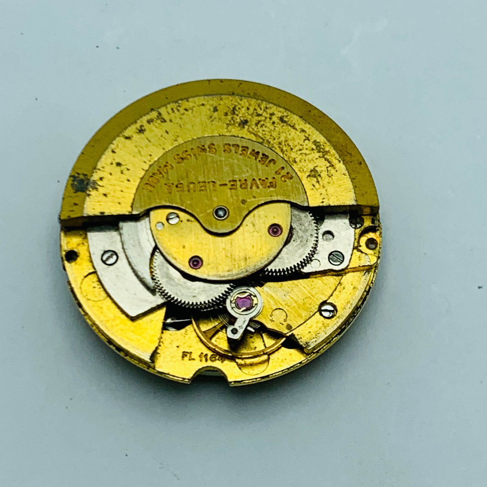 Favre Leuba FL 1164 Automatic Watch Movement For Parts FWD99ZHB2