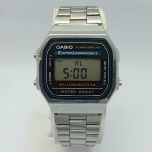 Casio Illuminator  A168 Quartz Alarm Chrono 1572 Vintage Men's Watch HSB282MUB2