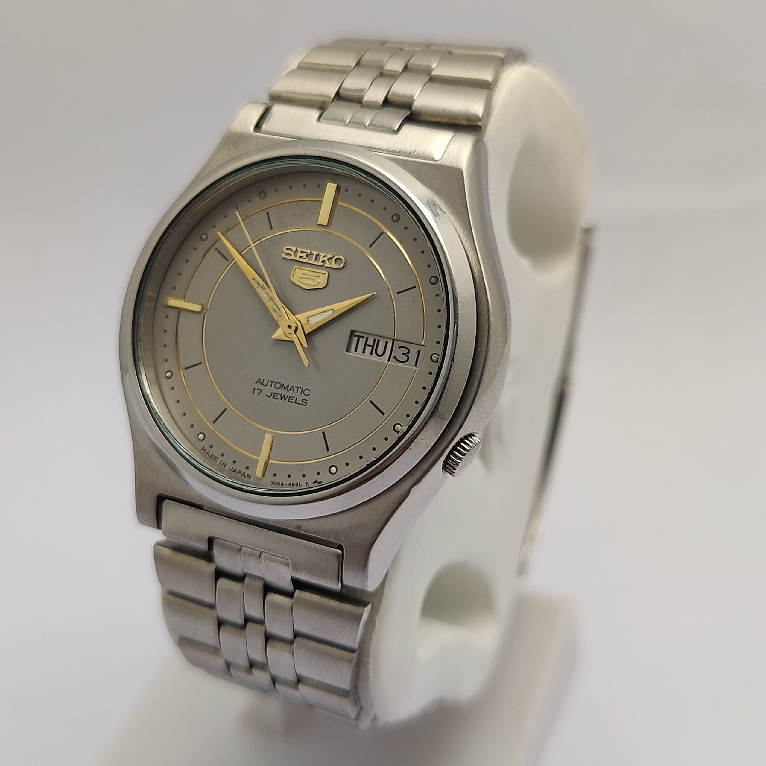 Seiko 5 Automatic 7009-3171 Day/Date Vintage Men's Watch AYZ66ABR4 - Image 2