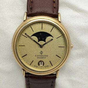 CANDINO Moon Phase Quartz Vintage Men's Watch