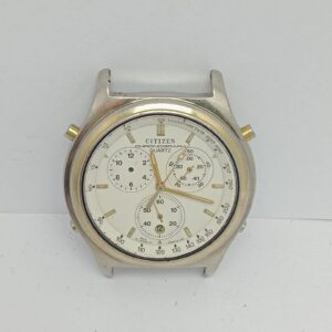 Citizen Quartz 3560 351932 Chronograph Vintage Watch For Parts (1)