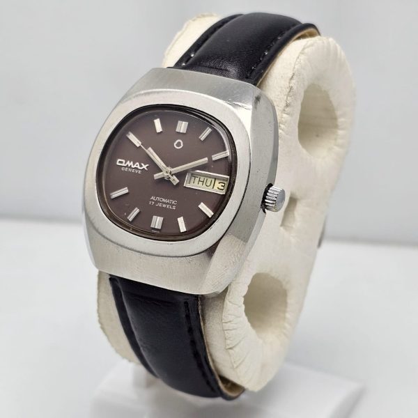 Omax Geneve Automatic DayDate Vintage Mens Watch 8 600x600