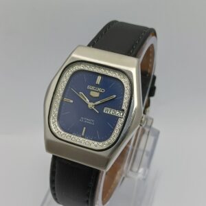 Seiko 5 Automatic 6349 5150 DayDate Blue Dial Vintage Men's Wrist Watch (3)
