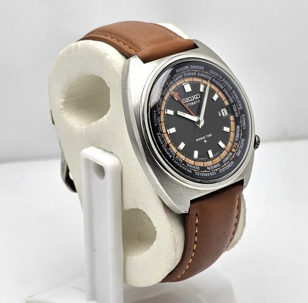 Seiko GMT World Time 6117 6400 Automatic Vintage Mens Watch 6 600x589