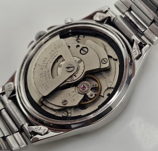 Sicura Breitling UFO 25 Jewels Automatic Blue Dial Vintage Mens Watch 3 600x574