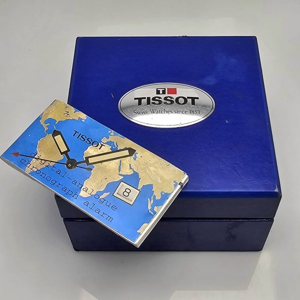 Tissot 1853 Quartz T670 Titanium Alarm Chronograph AnaDigi Vintage Mens Watch 9 600x600