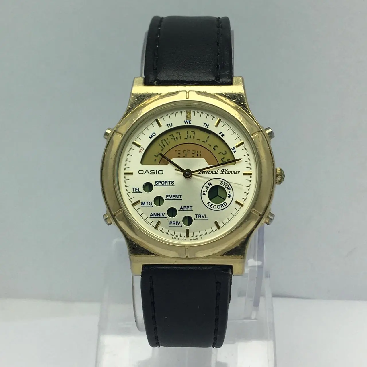 Casio IA 1120 Personal Planner Data Bank Ana Digi Quartz Vintage Mens Watch 2