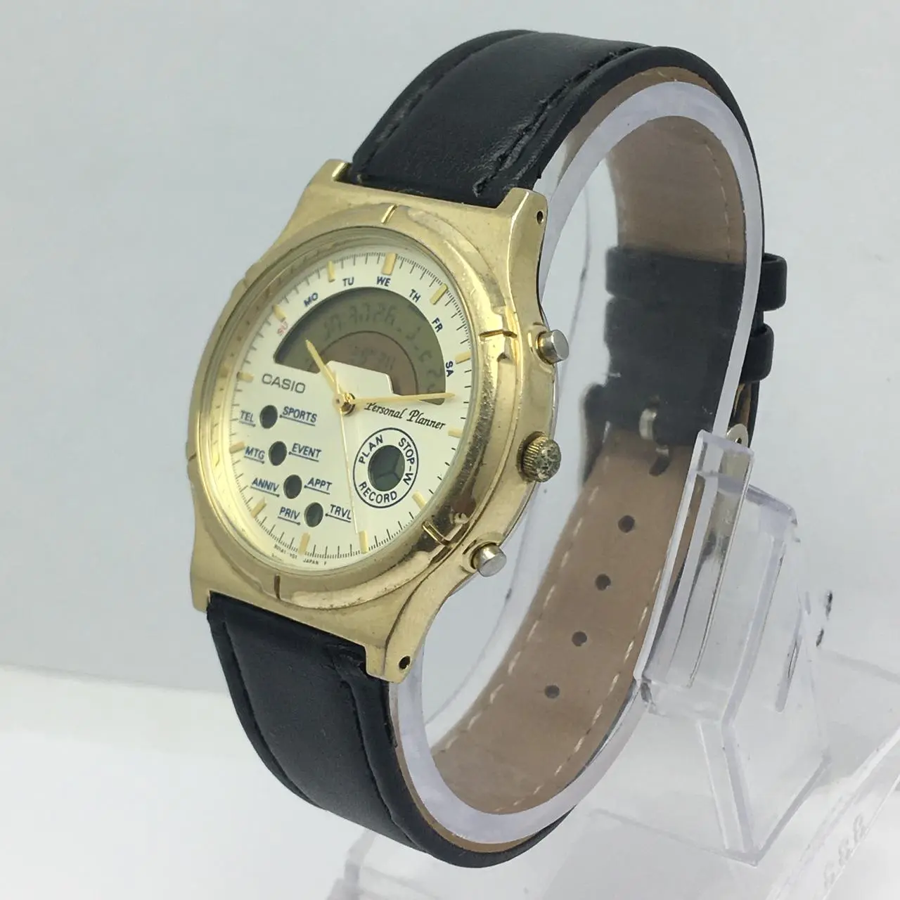 Casio IA 1120 Personal Planner Data Bank Ana Digi Quartz Vintage Mens Watch 3