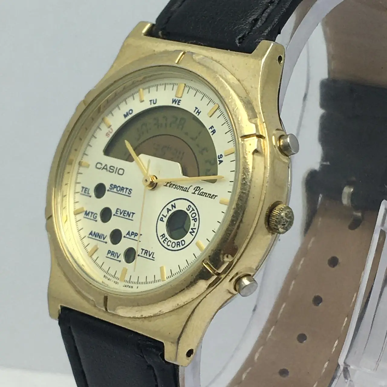 Casio IA 1120 Personal Planner Data Bank Ana Digi Quartz Vintage Mens Watch 4