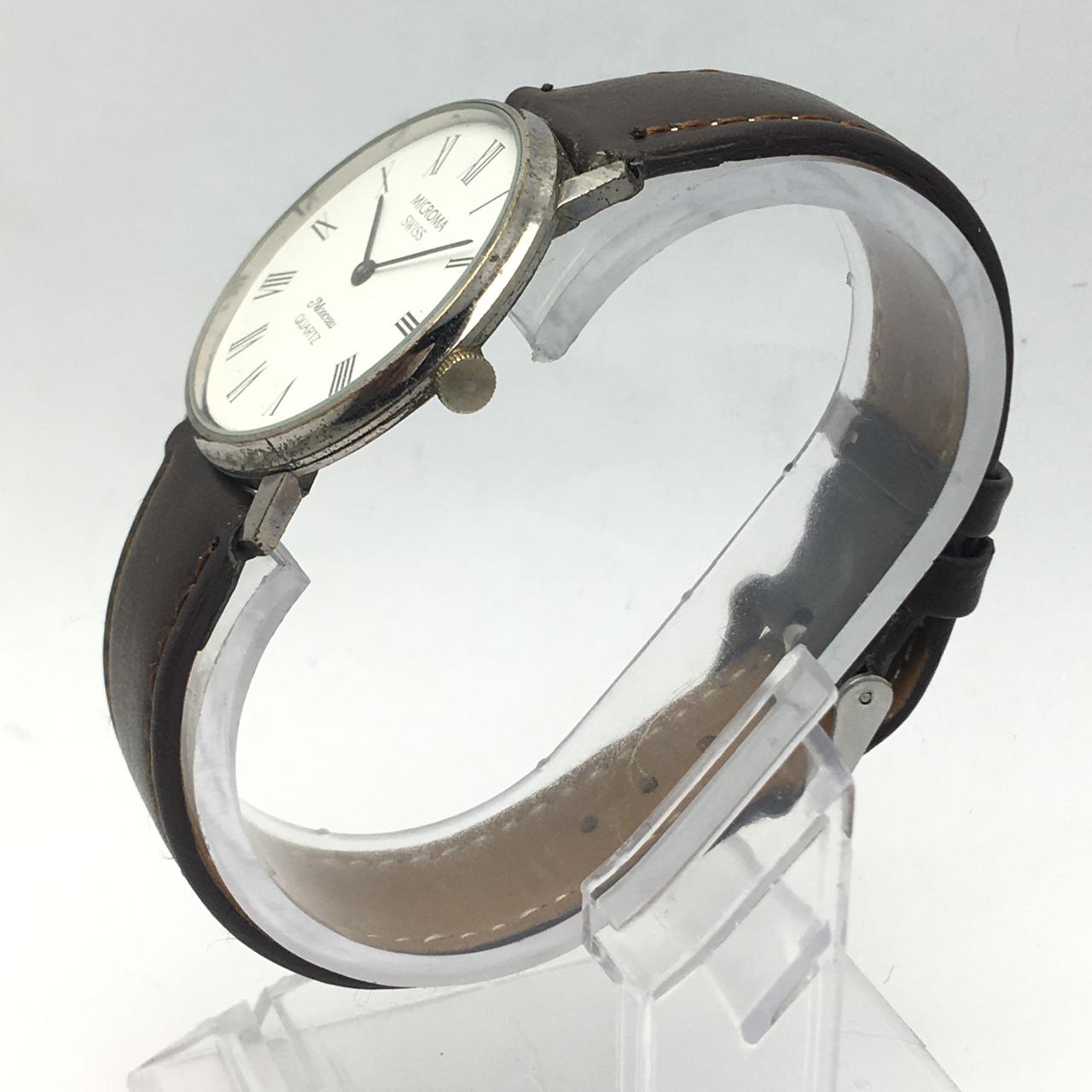 Microma Swiss M.A.084 W Monceau Quartz Vintage Men's Watch ABI177RM3 4