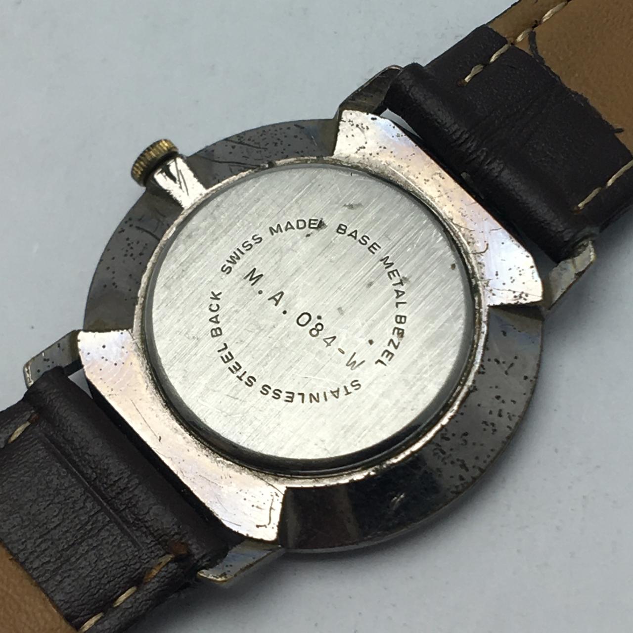 Microma Swiss M.A.084 W Monceau Quartz Vintage Men's Watch ABI177RM3 6