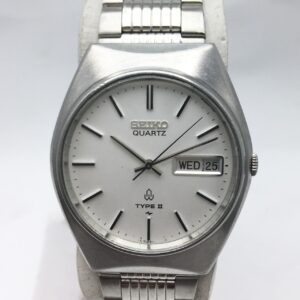 Seiko Quartz 7123-7000 Type 2 Day/Date Vintage Men's Watch