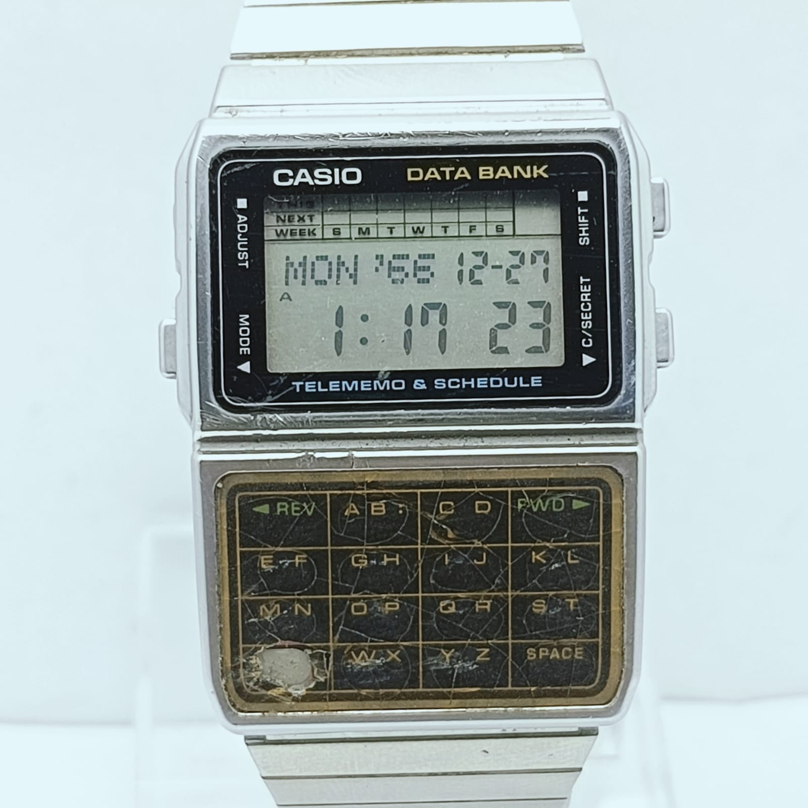 Casio Data Bank DBC-610 Module 676 Calculator Vintage Men's