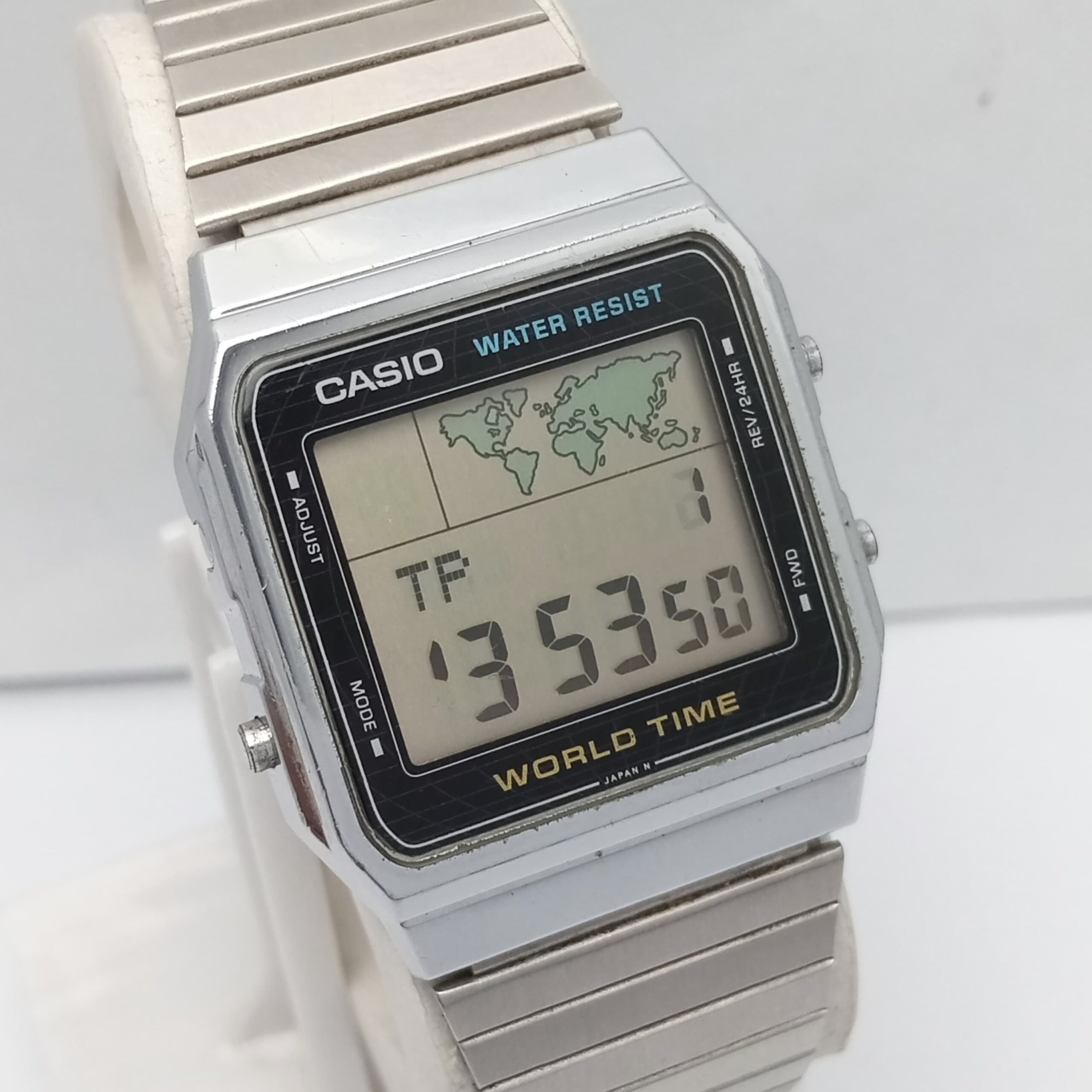 Casio World Time A300U Quartz 643 Digital Vintage Men's Watch