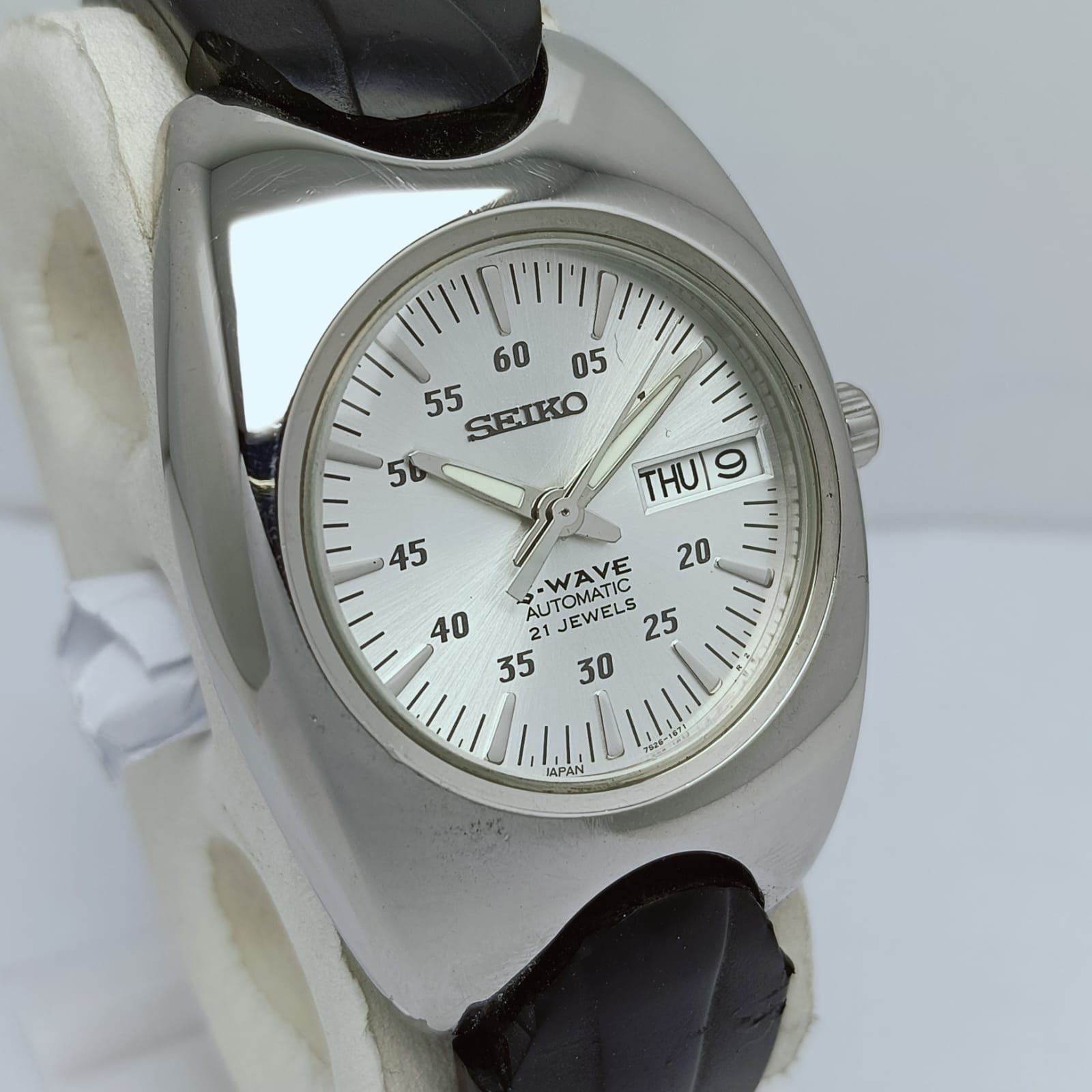 Seiko S Wave Automatic 7s26 0190 Vintage Men's Watch ASN109KS12 (5)