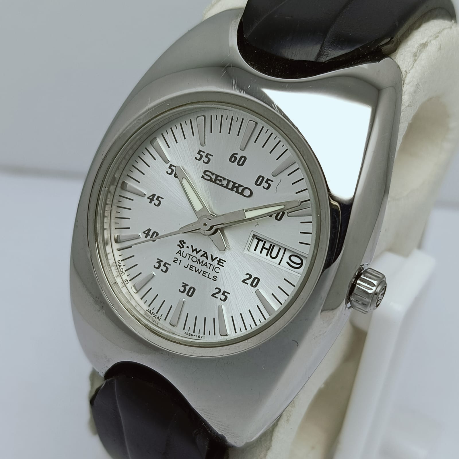 Seiko S Wave Automatic 7s26 0190 Vintage Men's Watch ASN109KS12 (6)