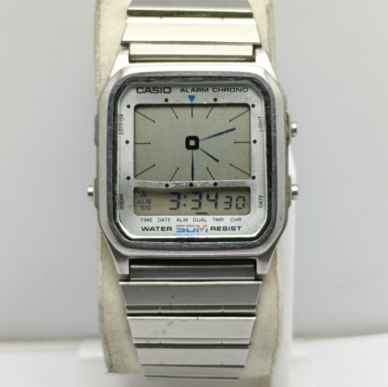 Casio AE-60W Ana Digi 187 Alarm Chrono Vintage Men's Watch