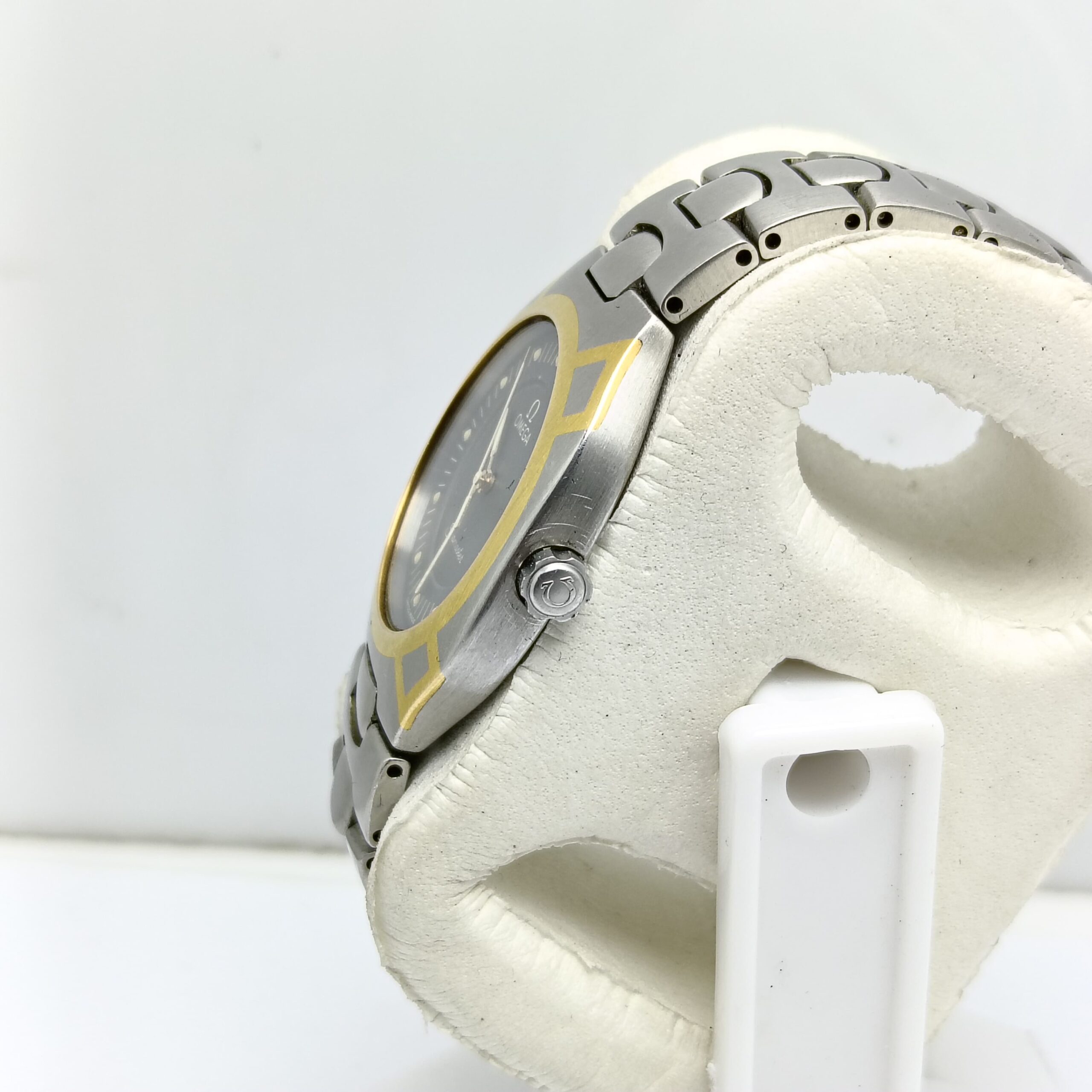 Omega Seamaster Quartz Polaris 396 1022 Two Tone Vintage Men's Watch (8)