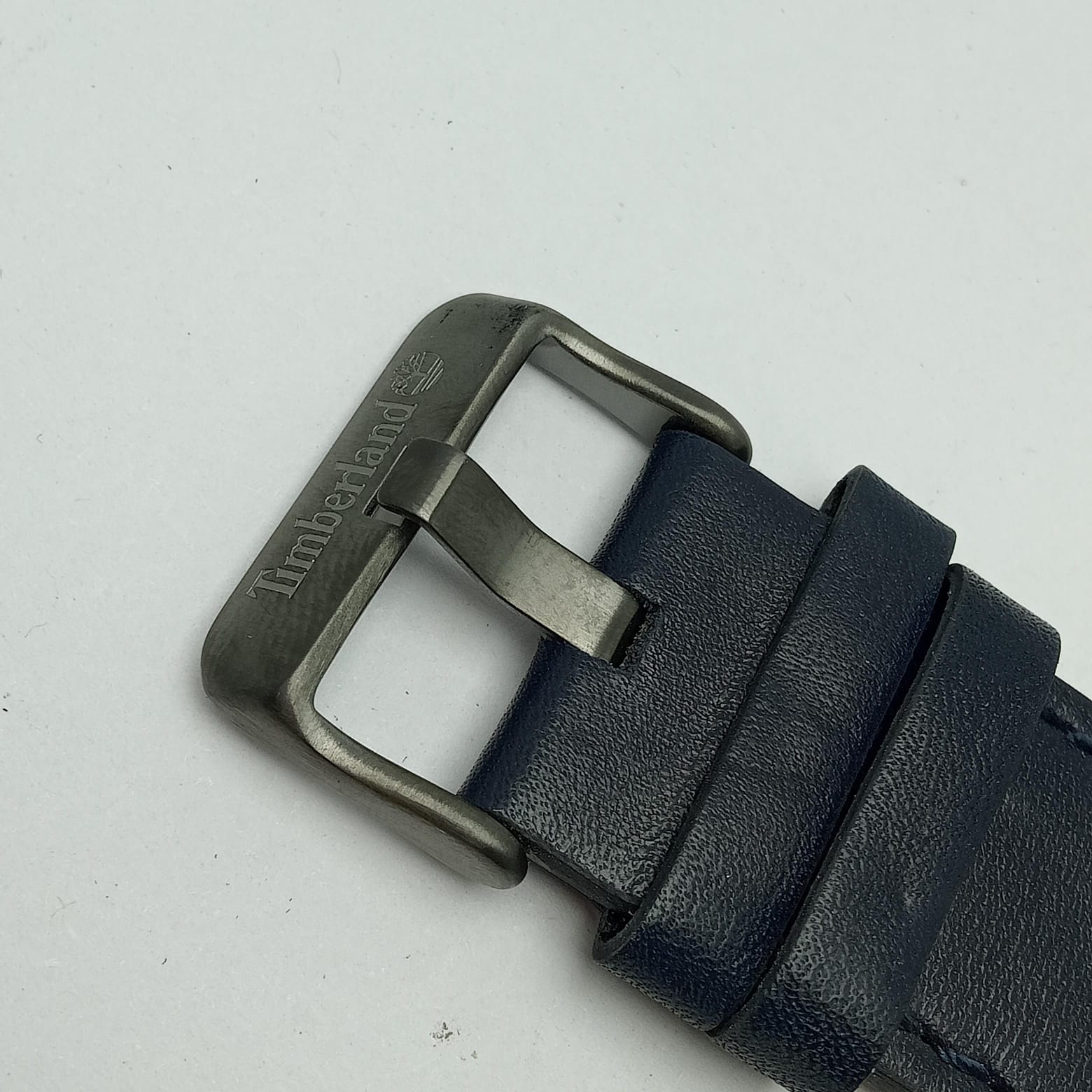 21 mm Timberland Genuine Leather Men’s Blue Watch Band Strap (2)