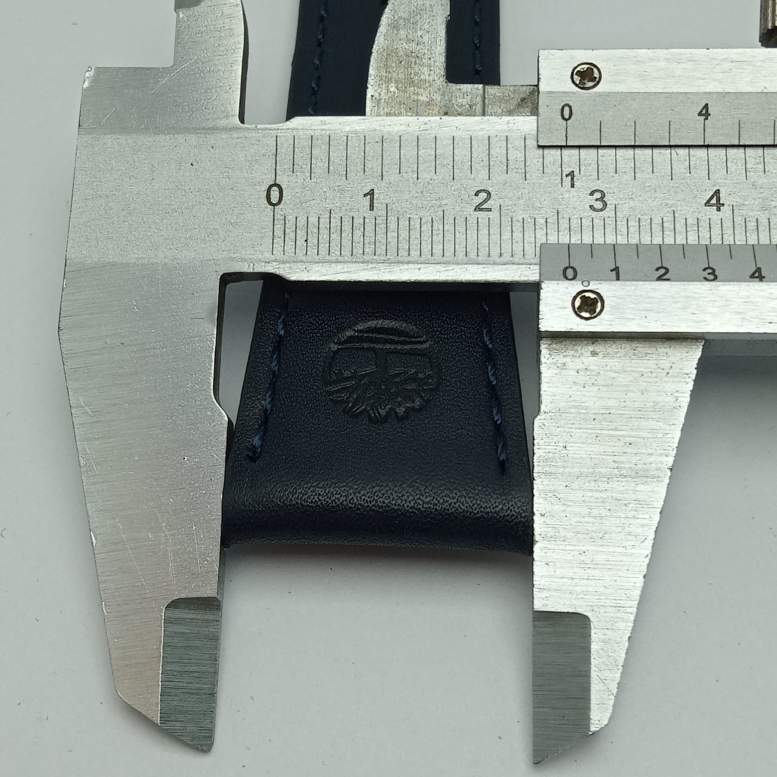 21 mm Timberland Genuine Leather Men’s Blue Watch Band Strap (6)