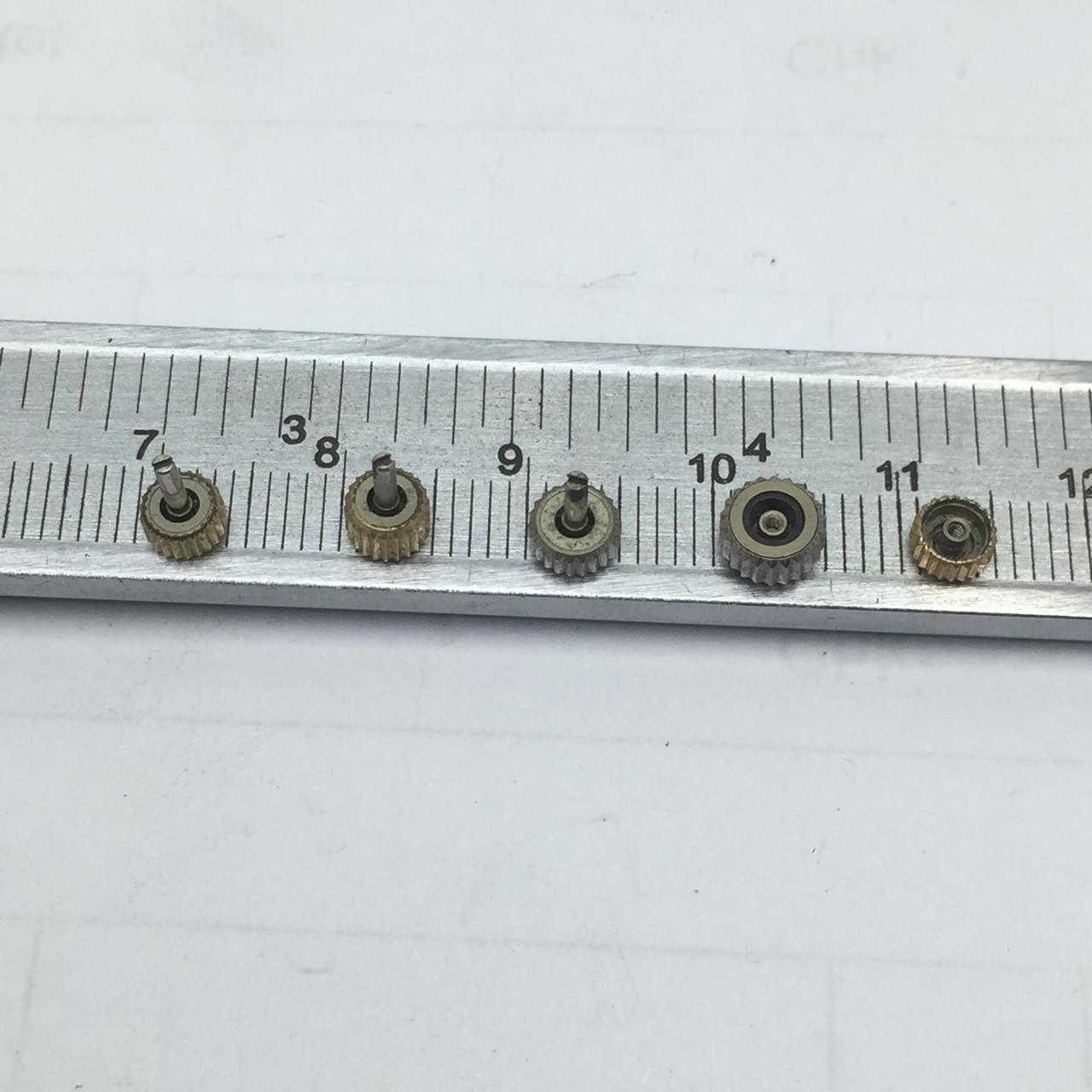 Lot 5 Omega Vintage Watch Crown For Parts ASN143RM5 3