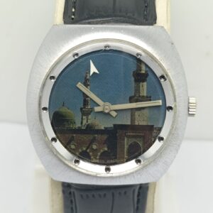 Madina Munawara Mosque Mystery Magic Dial Manual Winding Cal.8810 Vintage (1)