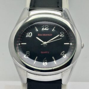 Red Monkey Quartz Black Dial Vintage Men's Watch ATF9RM4 8
