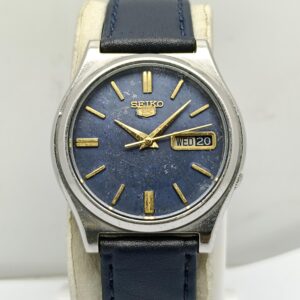 Seiko 5 Automatic 7019 8180 DayDate Blue Dial Vintage Men’s Watch (6)