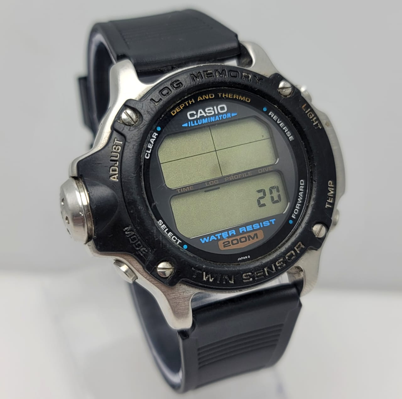 Casio Air Diver DEP 610 MOD 1472 Twin Sensor Vintage Mens Watch 4