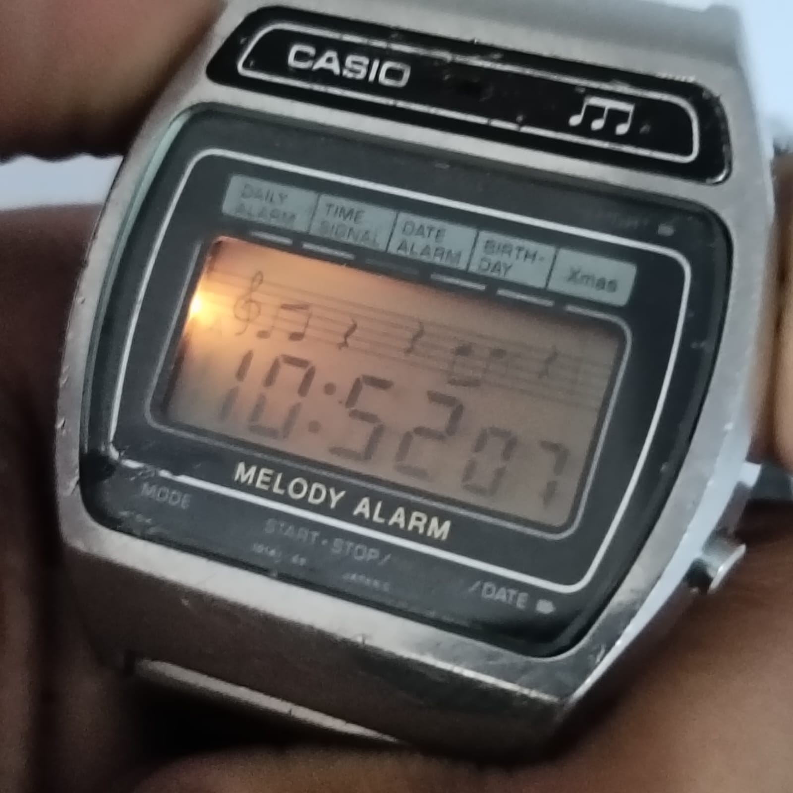 Casio Melody Alarm 82 M-1230 Quartz Digital Vintage Men's