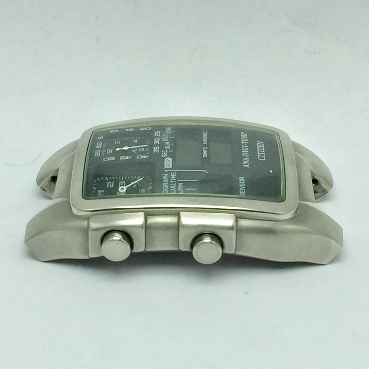 シチズン CF ACTION アナデジテンプ 8989-S000386 ダークグレー CITIZEN ANA-DIGI-TEMP Watch 8989-S050278 JG2061-54E