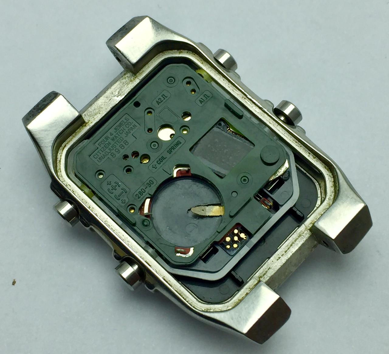 シチズン CF ACTION アナデジテンプ 8989-S000386 ダークグレー CITIZEN ANA-DIGI-TEMP Watch 8989-S050278 JG2061-54E