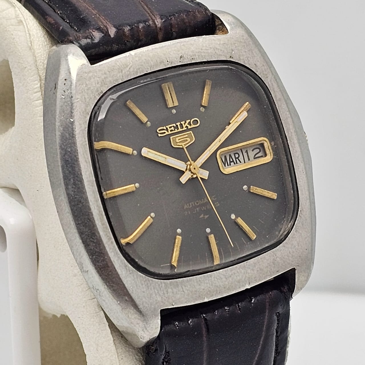 Seiko 5 Baby Monaco 7019 5000 DayDate Automatic Vintage Men's Watch (2)