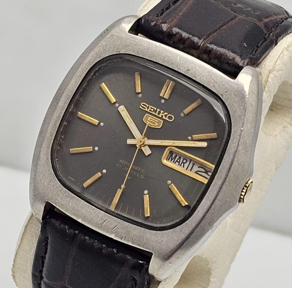 Seiko 5 Baby Monaco 7019 5000 DayDate Automatic Vintage Men's Watch (3)