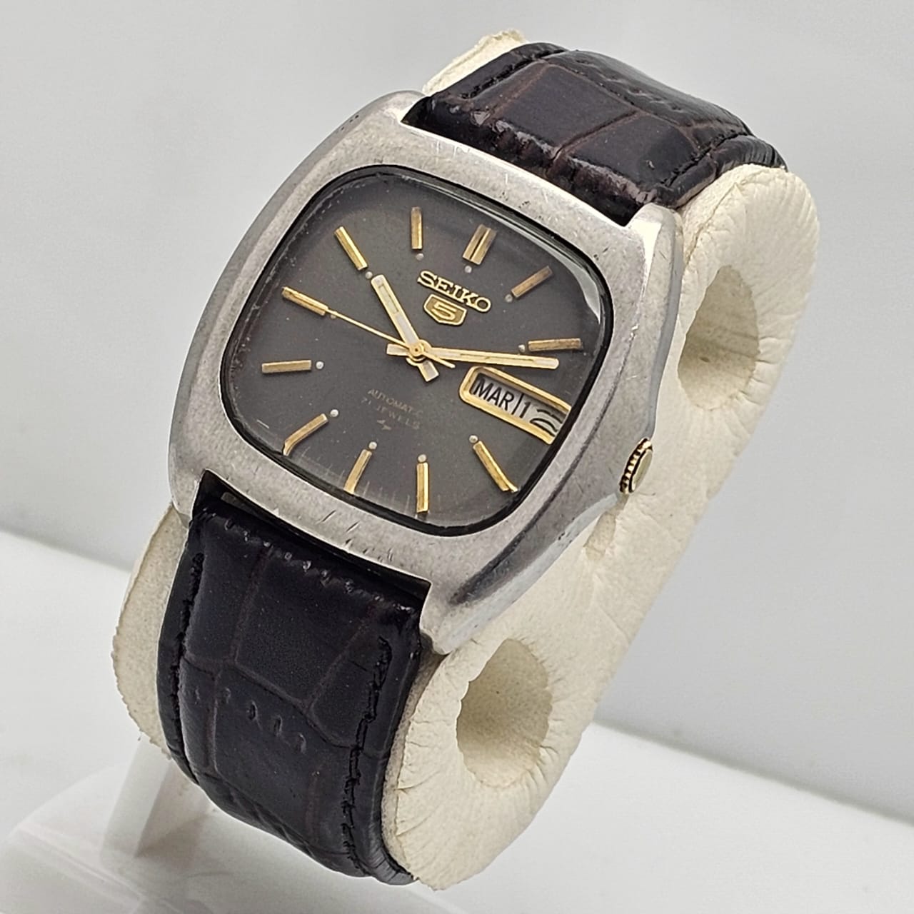 Seiko 5 Baby Monaco 7019 5000 DayDate Automatic Vintage Men's Watch (4)