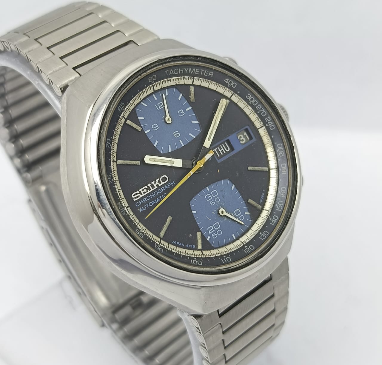 Seiko Chronograph 6138-8030 John Player Special JPS Vintage Men's