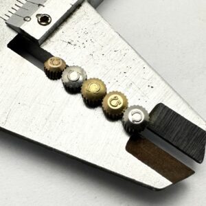 Lot Of 5 Omega SilverGolden Vintage Watch Crown (1)