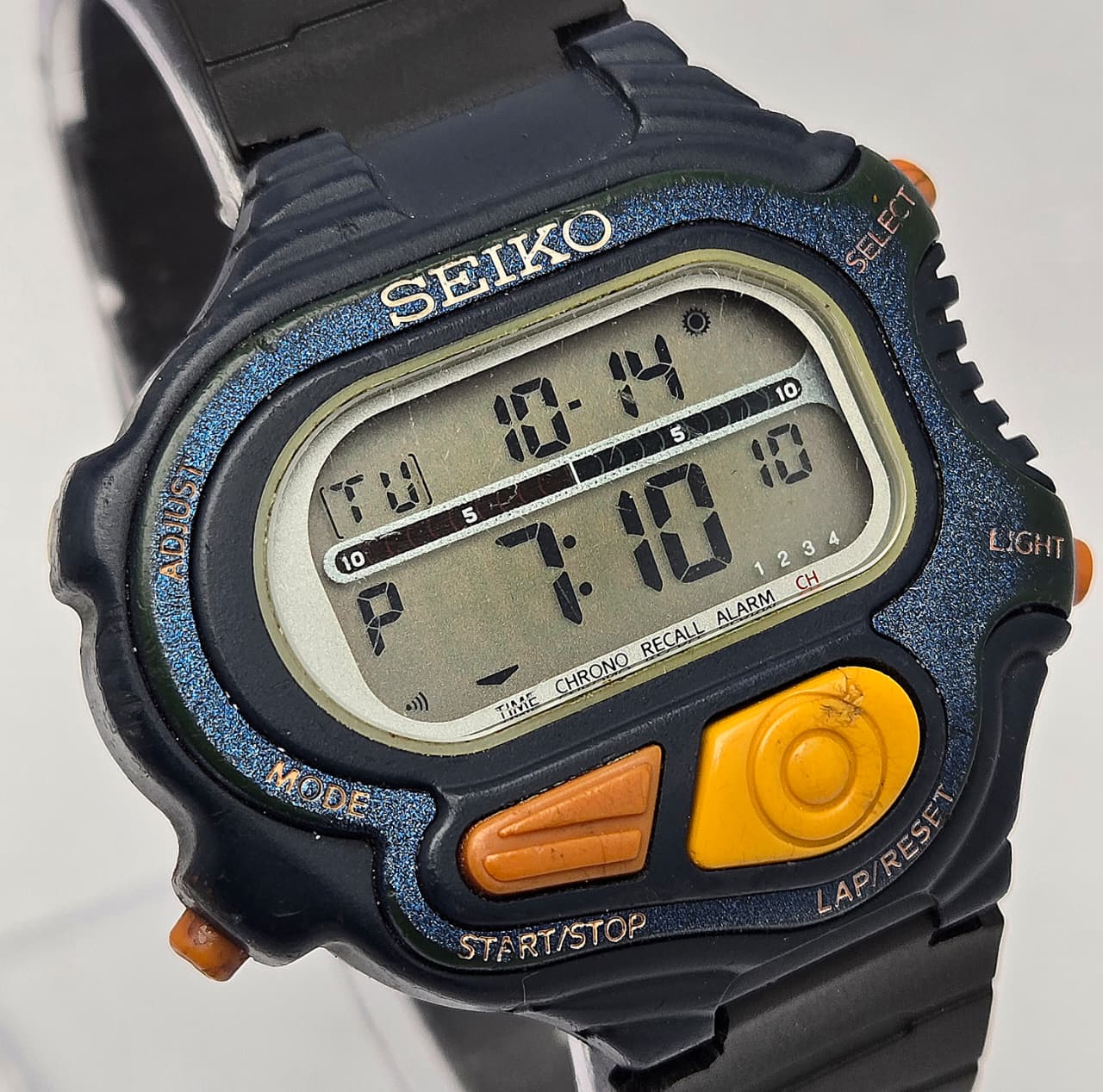 Seiko Super Runner S640-4000 Quartz Vintage Digital Men's Watch