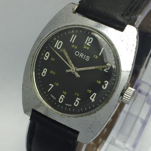 Oris 652 KIF Military Dial Manual Winding Vintage Men's Watch ETS103BAS4