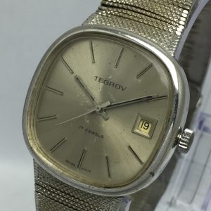 Tegrov 17 Jewels Manual Winding Vintage Men's Watch HLM176BAS6