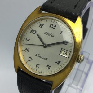 Roamer Searock 521-2211.322 Manual Winding Military Dial Micron Vintage Watch IMA347BAS7(sny)