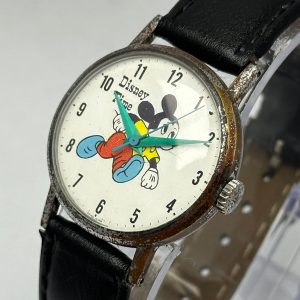 Seiko Disney Time DT731 Mickey Mouse 1122084 Manual Winding Vintage Kids Watch ZHNE35SGB4