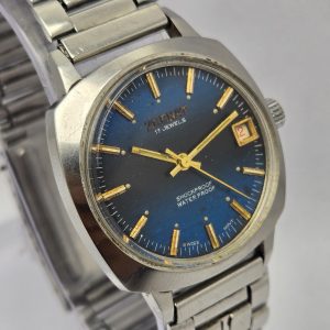 Zeenat 48-2705 Blue Dial Manual Winding Vintage Men's Watch BIL123SHA3