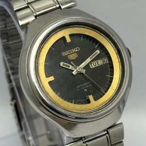 Seiko 5 Automatic Helmet 6319-7010 Day/date Vintage Men's Watch HSN172SGB5