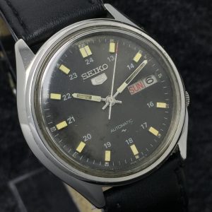 Seiko 5 Automatic 7009-4040 Railway Time Day/Date Vintage Men's Watch IMA350BAS5(sny)
