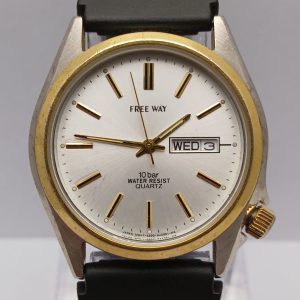 Free Way Citizen 5500-A41610 Day/Date Vintage Men's Watch HSA17ABR5