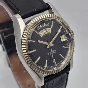 Omax President Automatic Day/Date Vintage Men's Watch AKH13SHA2